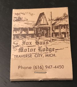 Fox Haus Motor Lodge - Matchbook (newer photo)